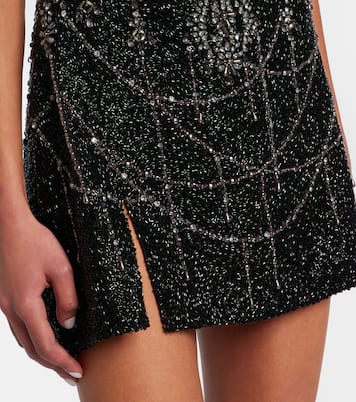 Verziertes Minikleid Chandelier | Clio Peppiatt