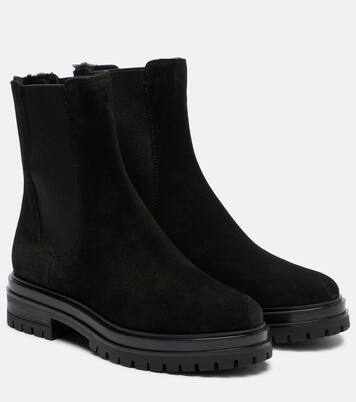 Chelsea Boots aus Veloursleder | Gianvito Rossi