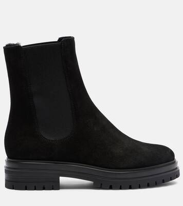 Chelsea Boots aus Veloursleder | Gianvito Rossi