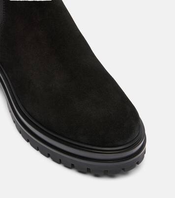 Chelsea Boots aus Veloursleder | Gianvito Rossi