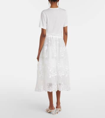 Midirock aus Tüll mit Pailletten | Simone Rocha