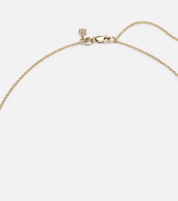 Collana The Lovers Tarot Card in oro 14kt con rubini e diamanti | Sydney Evan