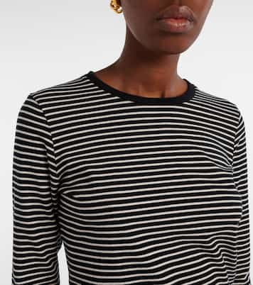 T-shirt Simone rayé en coton | Nili Lotan