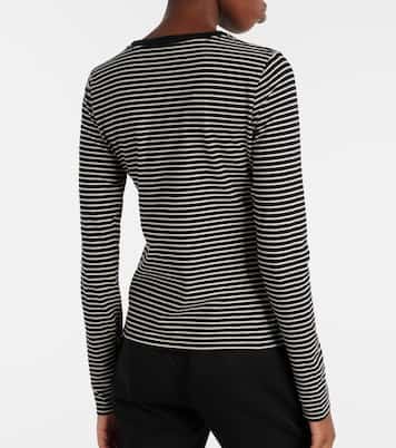 T-shirt Simone rayé en coton | Nili Lotan