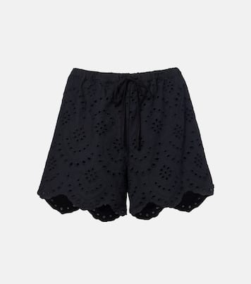 Cruse broderie anglaise cotton shorts | Poupette St Barth