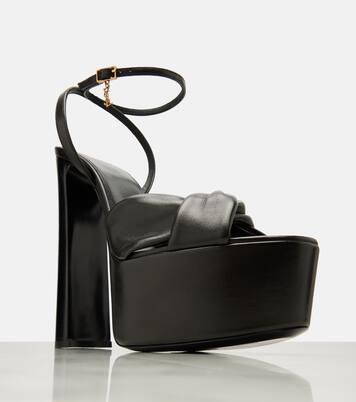 Plateausandalen Franciane 105 aus Leder | Saint Laurent