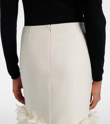 Gonna midi Petal in lana e seta | Toteme