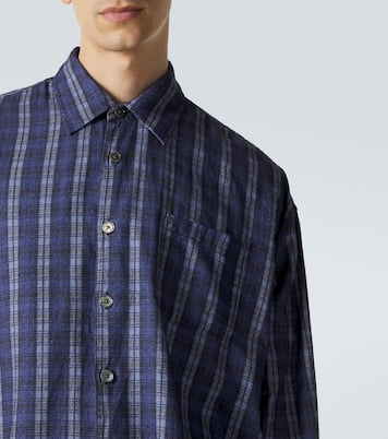 Borrowed checked cotton shirt | Our Legacy