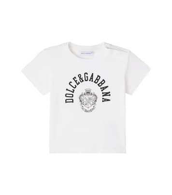 Baby logo cotton jersey T-shirt | Dolce&Gabbana Kids