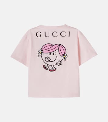 x Mr. Men Little Miss cotton jersey T-shirt | Gucci Kids