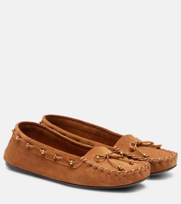Milly suede moccasins | Khaite