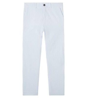 Bengal stripe cotton seersucker pants | Tartine et Chocolat