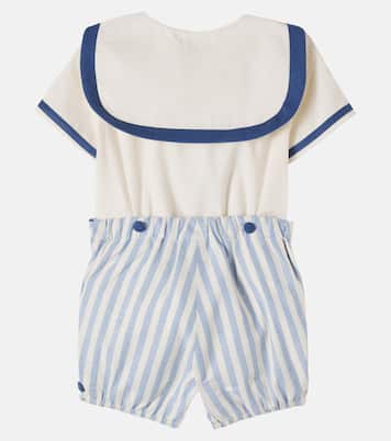 Baby striped cotton top and shorts set | Pepa London