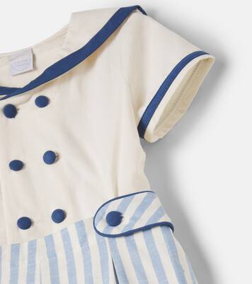Baby striped cotton top and shorts set | Pepa London