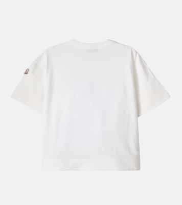 Besticktes T-Shirt aus Baumwoll-Jersey | Moncler Enfant