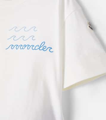 Besticktes T-Shirt aus Baumwoll-Jersey | Moncler Enfant