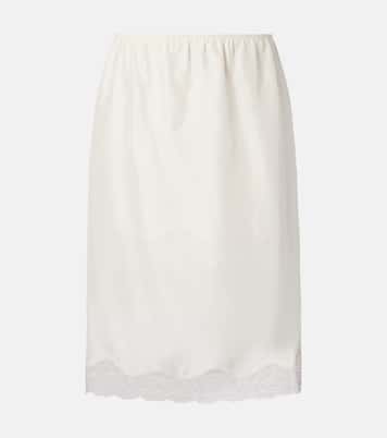 Jupe midi Playful Volumes en soie | Dorothee Schumacher