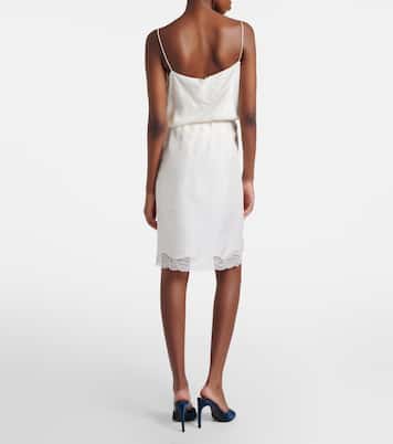 Jupe midi Playful Volumes en soie | Dorothee Schumacher