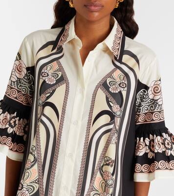 Hemdblusenkleid Choux aus Baumwollpopeline | La DoubleJ