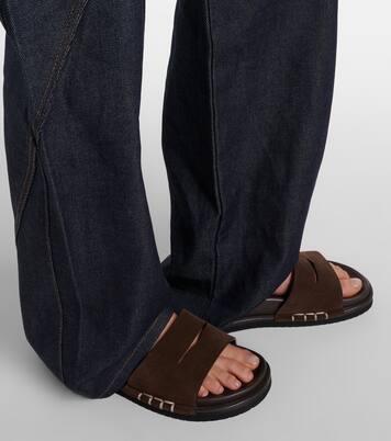 Suede slides | JW Anderson