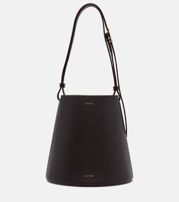 Orbita Small leather bucket bag | Calvin Klein Collection