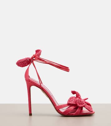 Calypso raffia sandals | Aquazzura