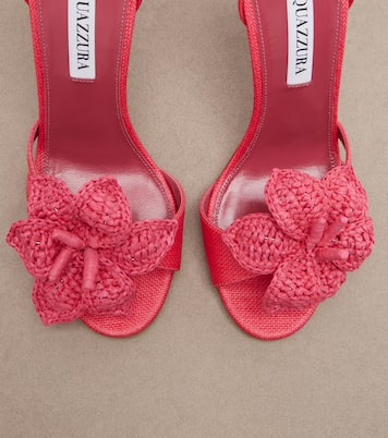 Calypso raffia sandals | Aquazzura