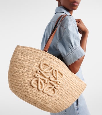 Paula's Ibiza – Borsa Eclipse Medium in rafia | Loewe