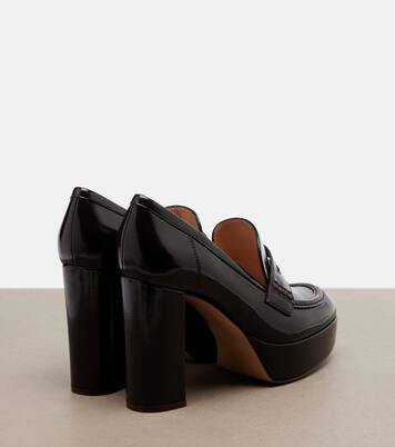 Patent leather loafer pumps | Gianvito Rossi
