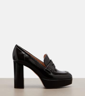 Patent leather loafer pumps | Gianvito Rossi