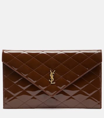 Clutch Paris aus Lackleder | Saint Laurent