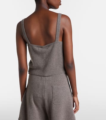 Violia cashmere crop top | Lisa Yang