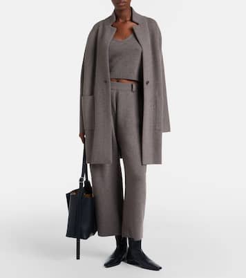Violia cashmere crop top | Lisa Yang
