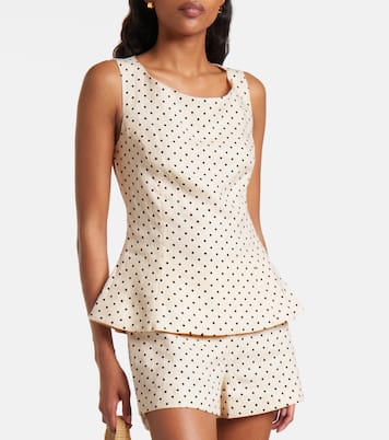 Top Iria de lino con lunares | Faithfull