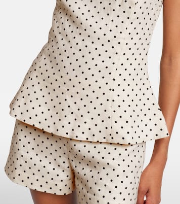 Top Iria de lino con lunares | Faithfull