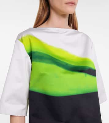 Top aus Baumwollsatin | Dries Van Noten