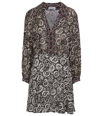 Robe Indy imprimée en soie | Rixo