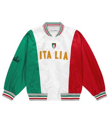 Satin bomber jacket | Dolce&Gabbana Kids