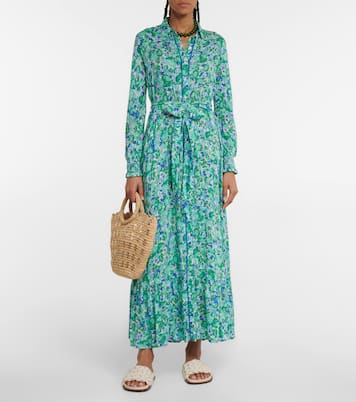 Robe chemise Kimi à fleurs | Poupette St Barth