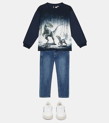 Rube printed cotton sweatshirt | Molo