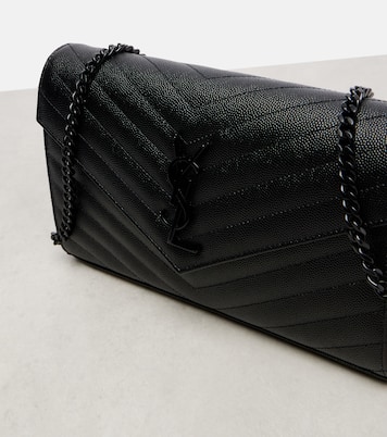 Cassandre matelassé leather wallet on chain | Saint Laurent