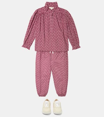 Arnica printed cotton pants | Caramel