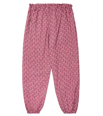 Arnica printed cotton pants | Caramel