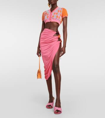 La Jupe Perola jersey midi skirt | Jacquemus