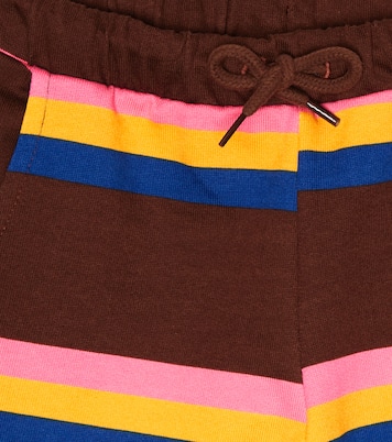 Striped cotton jersey shorts | Mini Rodini
