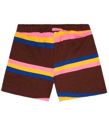 Striped cotton jersey shorts | Mini Rodini