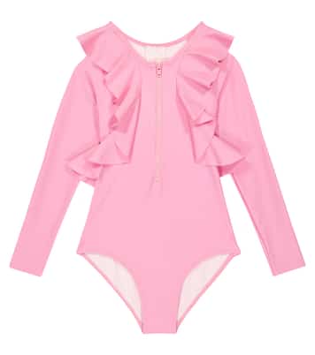 Logo rashguard swimsuit | Givenchy Kids