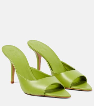 Pantoletten Perni 04 Uni aus Leder | Gia Borghini