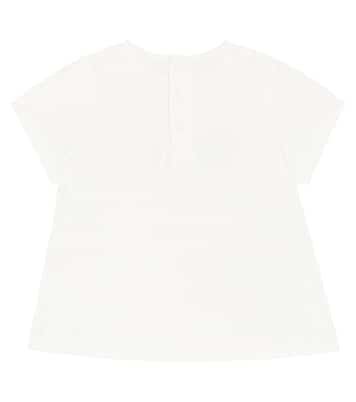 Baby - T-shirt in cotone con logo | Chloé Kids