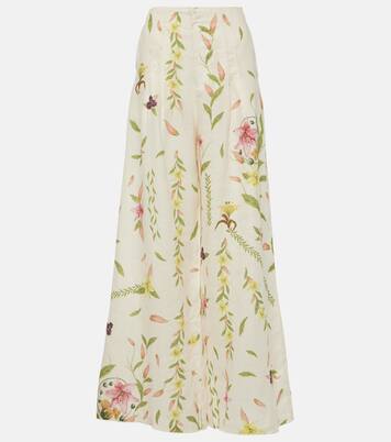 Pantalon ample Piñon Marina en lin | Agua by Agua Bendita